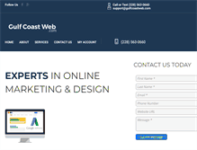 Tablet Screenshot of gulfcoastweb.com